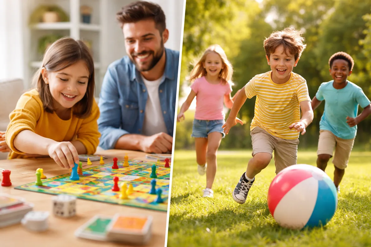 Faut-il privilégier les jeux de société ou les jeux en plein air