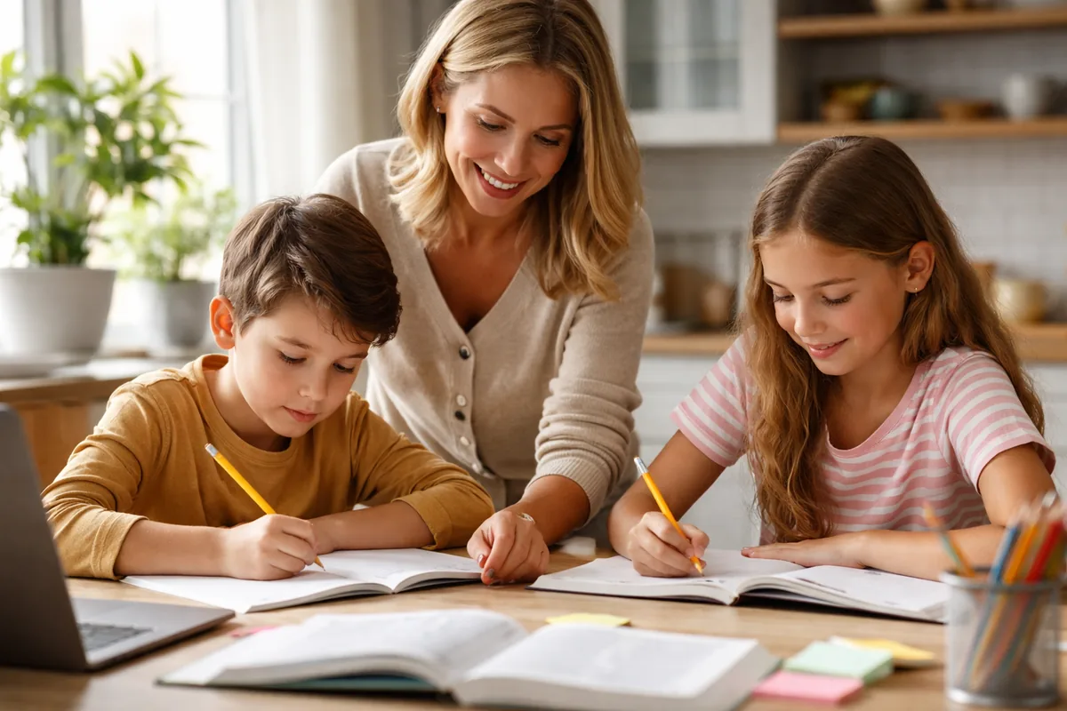 Illustration de l’article : Combien de temps consacrer aux devoirs avec mes enfants